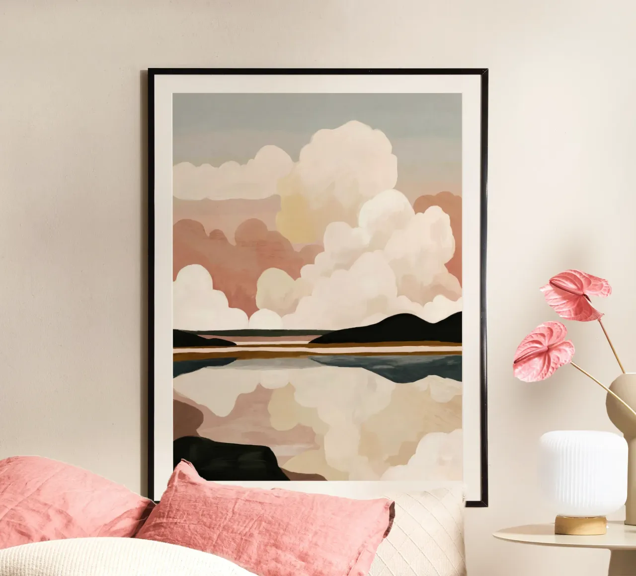 Abstract Cloudscape poster de M.A.Z.U.N.