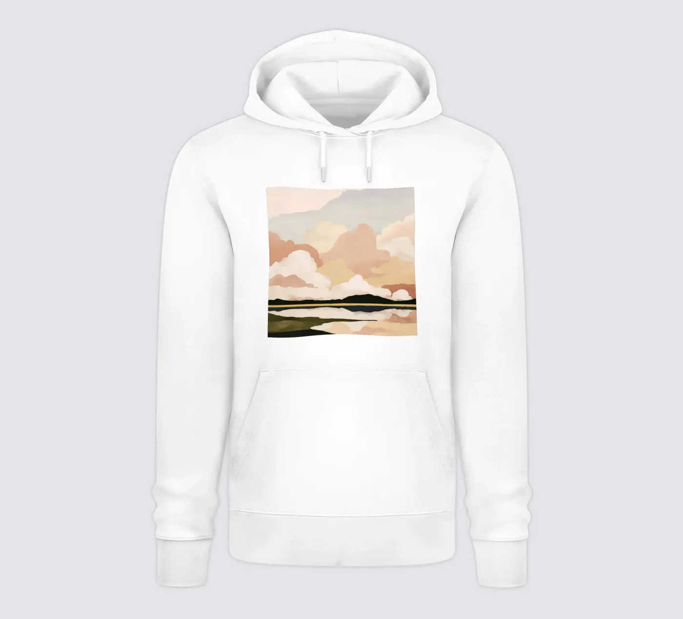 Soft Cloudscape hoodie by M.A.Z.U.N.