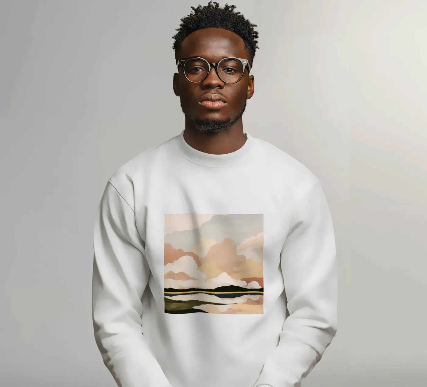 Zachte wolkenlucht sweatshirt van M.A.Z.U.N.