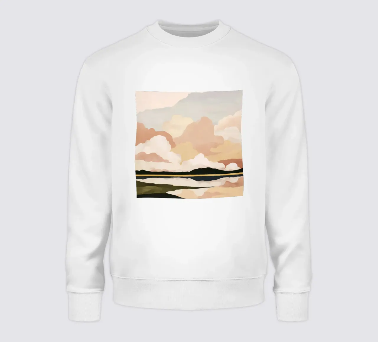 Paysage nuageux doux sweat de M.A.Z.U.N.