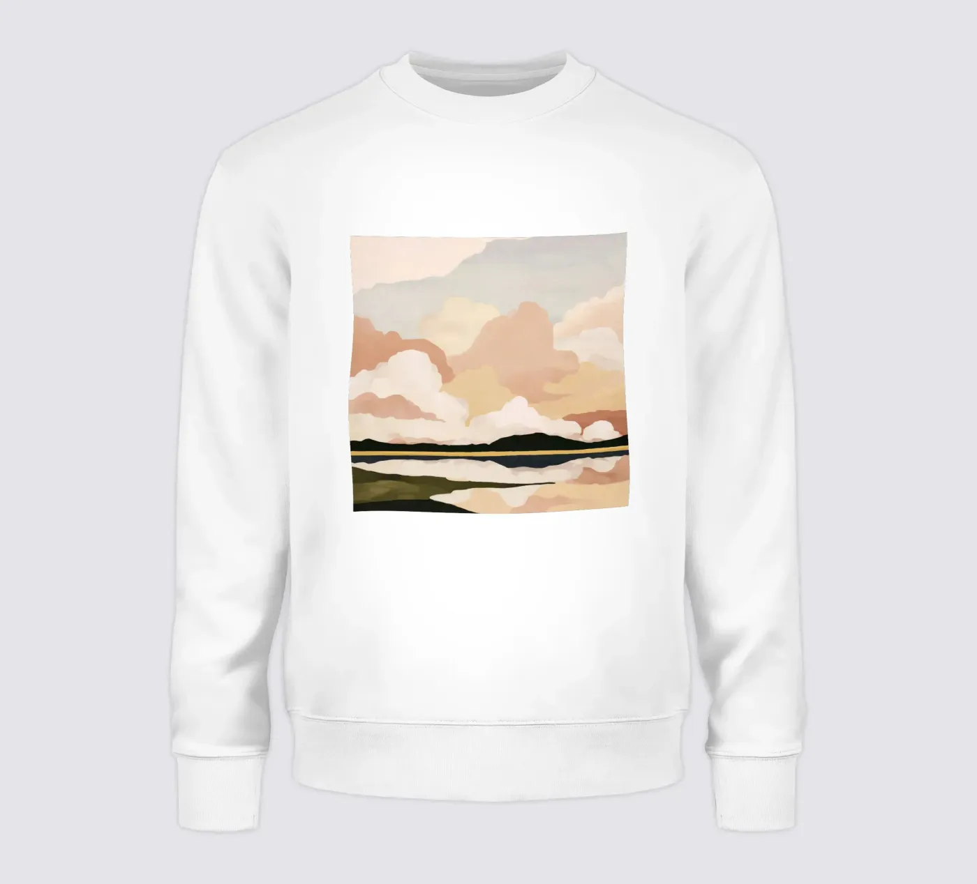 Soft Cloudscape felpa da M.A.Z.U.N.