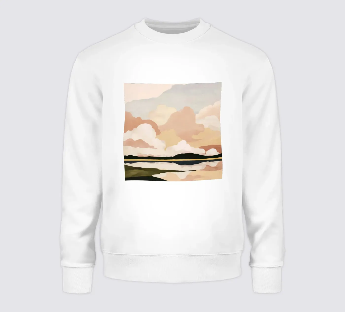 Zachte wolkenlucht sweatshirt van M.A.Z.U.N.