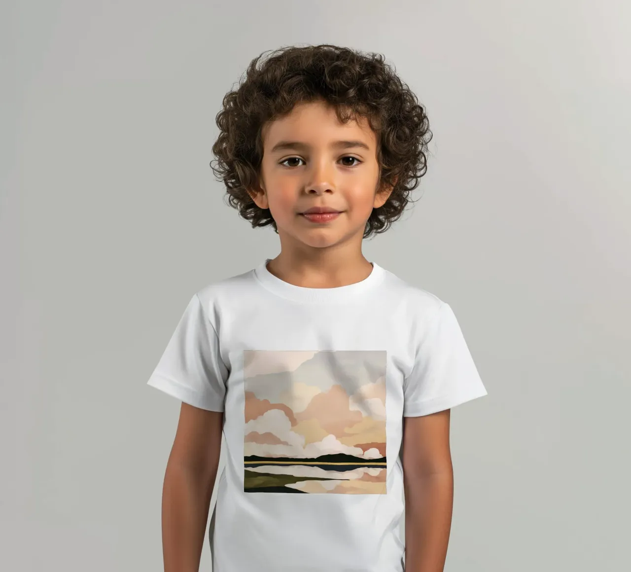 Zachte wolkenlucht kinder t-shirt van M.A.Z.U.N.