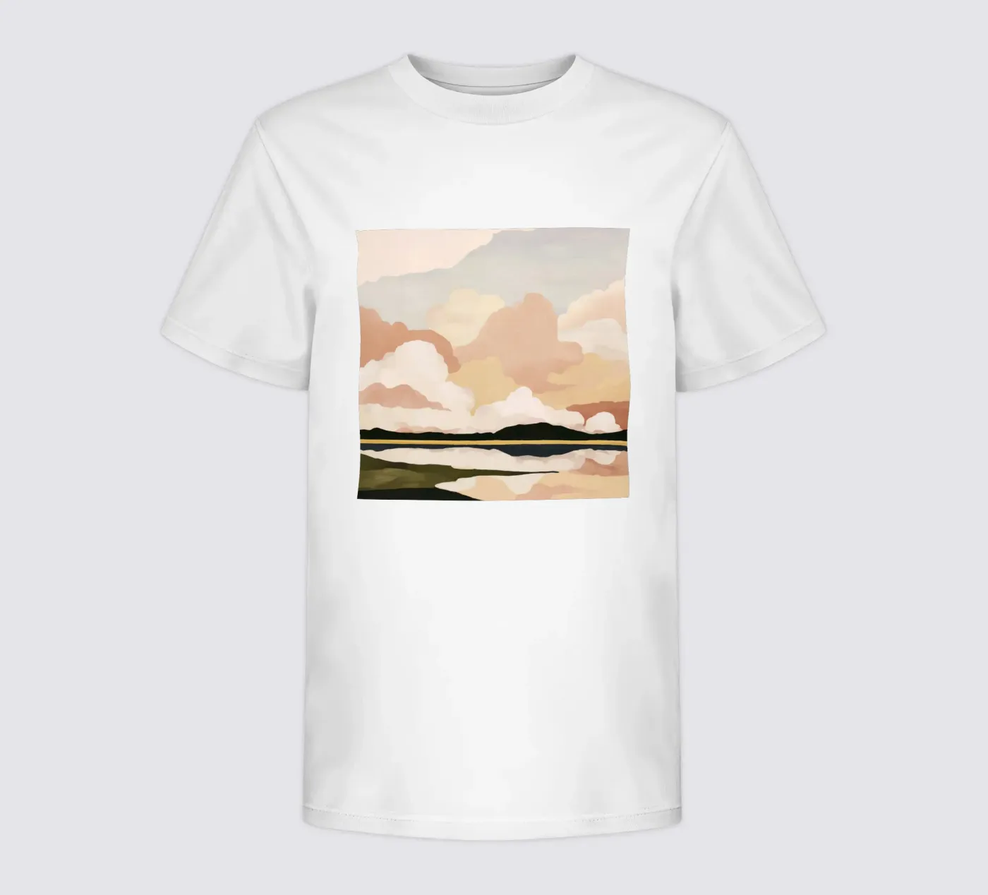 Weiche Wolkenlandschaft Kinder T-Shirt von M.A.Z.U.N.