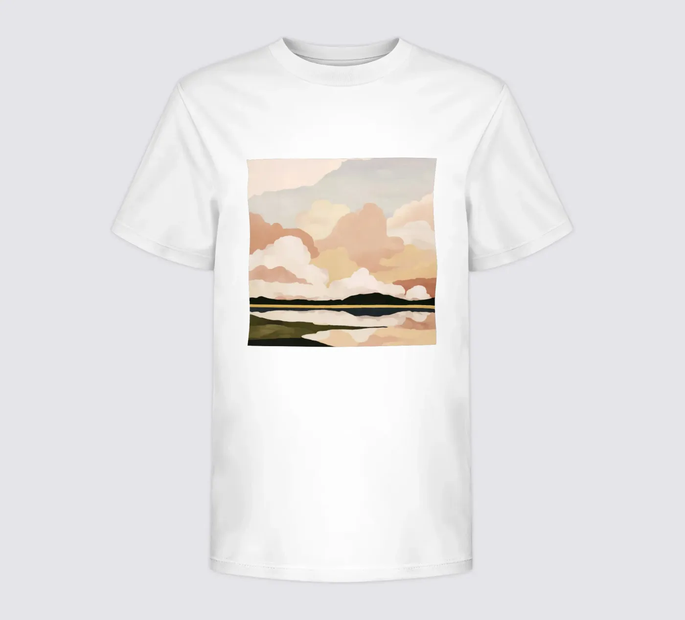 Weiche Wolkenlandschaft Kinder T-Shirt von M.A.Z.U.N.