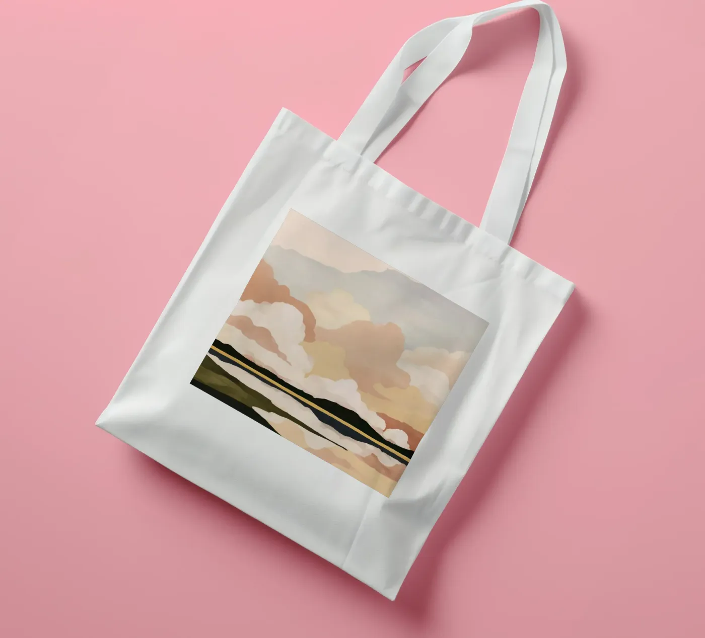 Soft Cloudscape tote bag by M.A.Z.U.N.