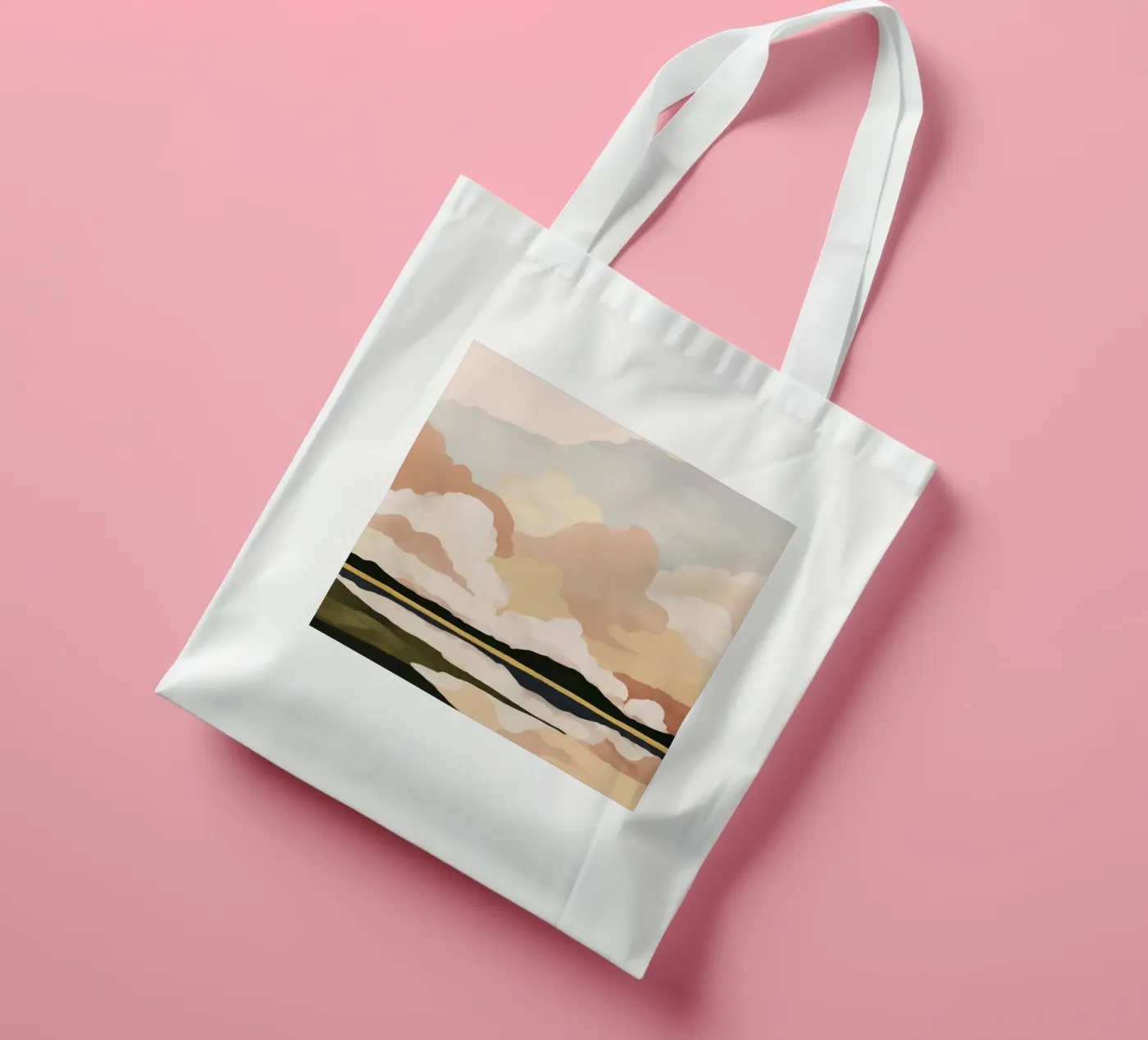 Soft Cloudscape tote bag by M.A.Z.U.N.