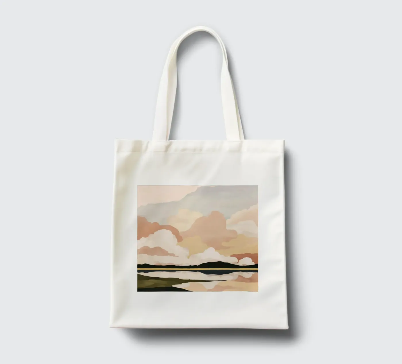 Soft Cloudscape tote bag by M.A.Z.U.N.