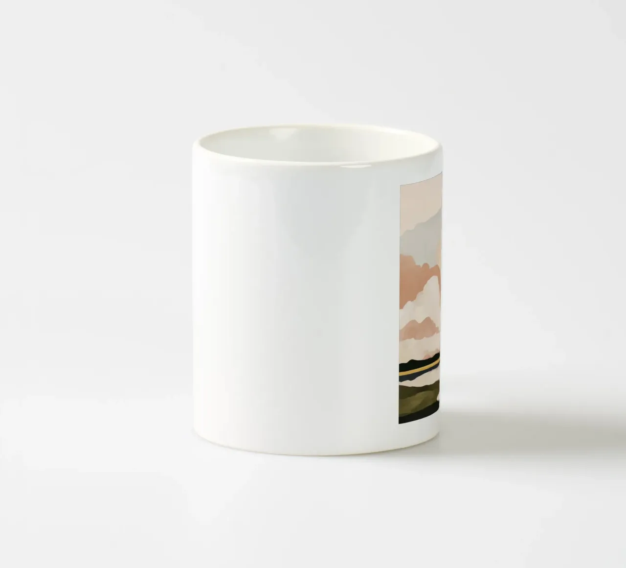 Soft Cloudscape ceramic mug by M.A.Z.U.N.