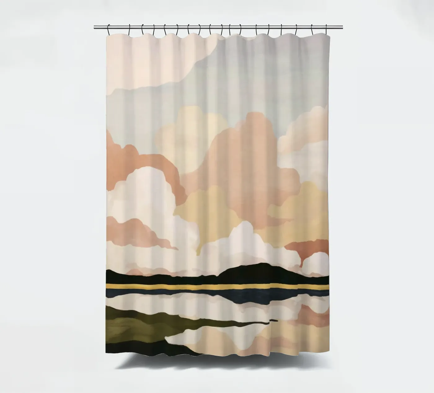 Weiche Wolkenlandschaft Duschvorhang von M.A.Z.U.N.