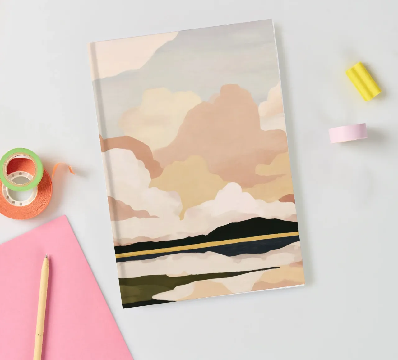 Soft Cloudscape notebook by M.A.Z.U.N.