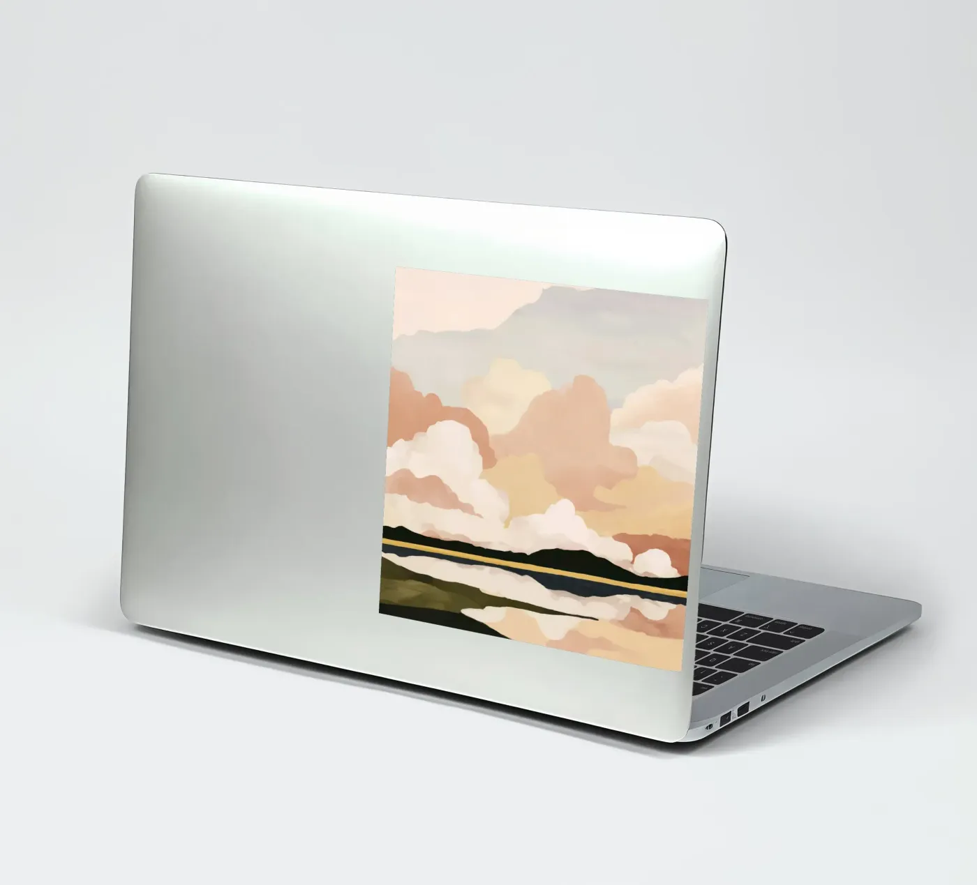Weiche Wolkenlandschaft Sticker von M.A.Z.U.N.