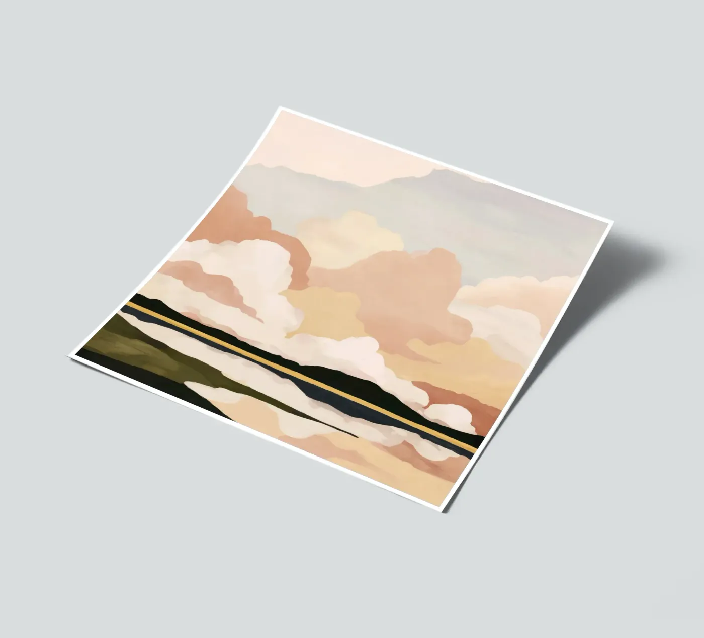 Soft Cloudscape planche autocollant de M.A.Z.U.N.