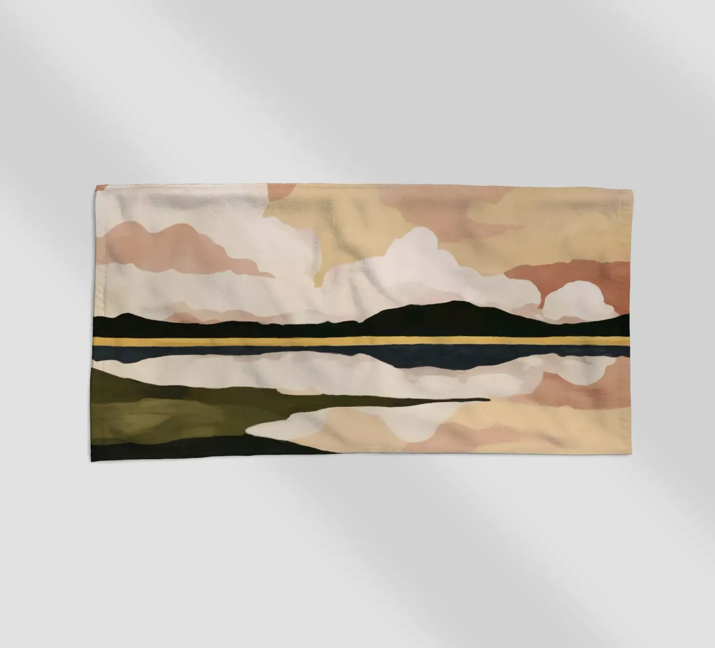 Soft Cloudscape Strandtuch von M.A.Z.U.N.