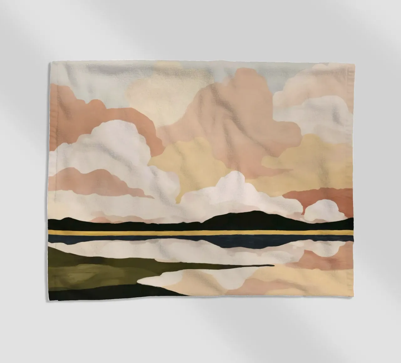 Soft Cloudscape Strandtuch von M.A.Z.U.N.