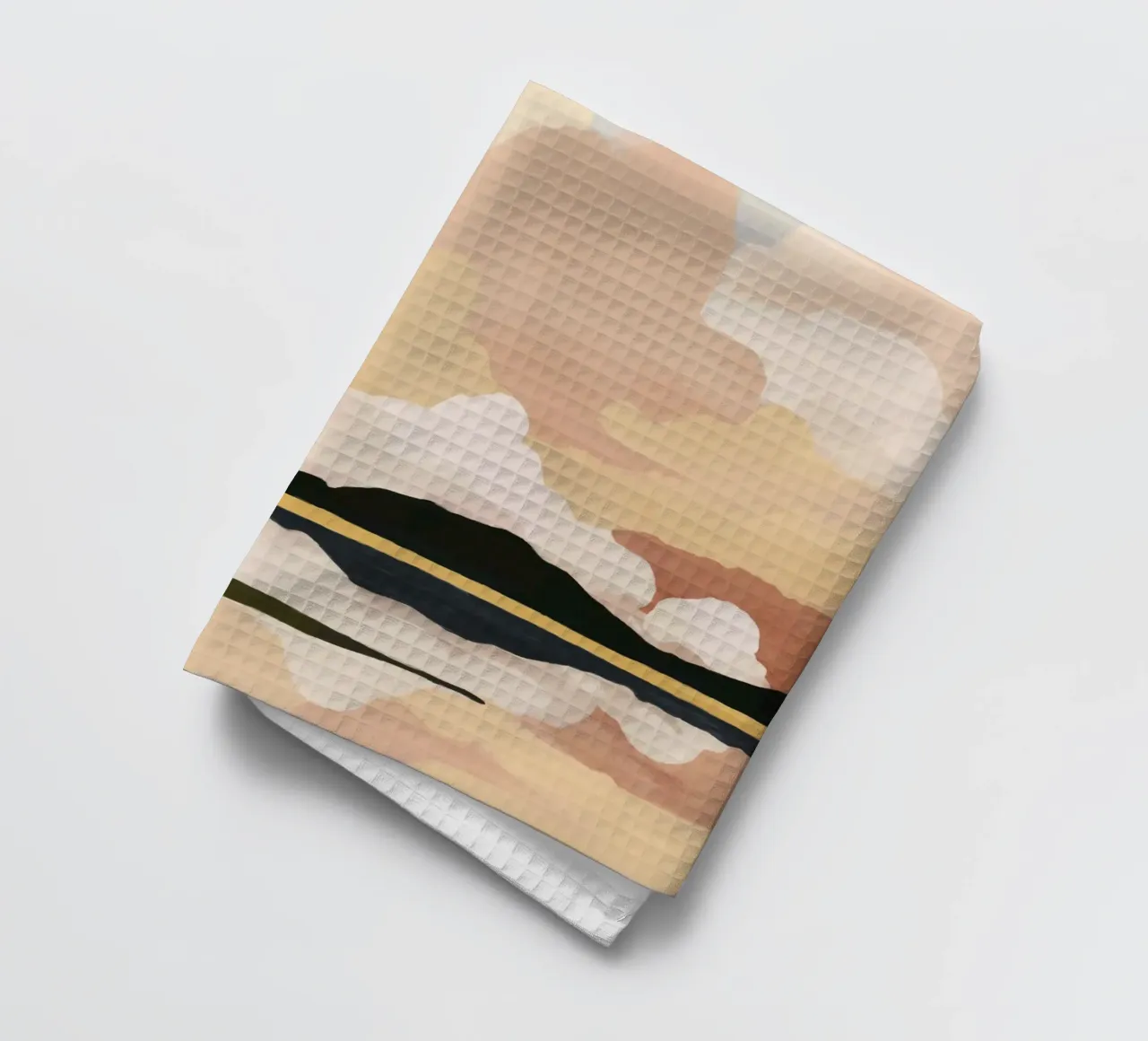 Paysage nuageux doux torchon de M.A.Z.U.N.