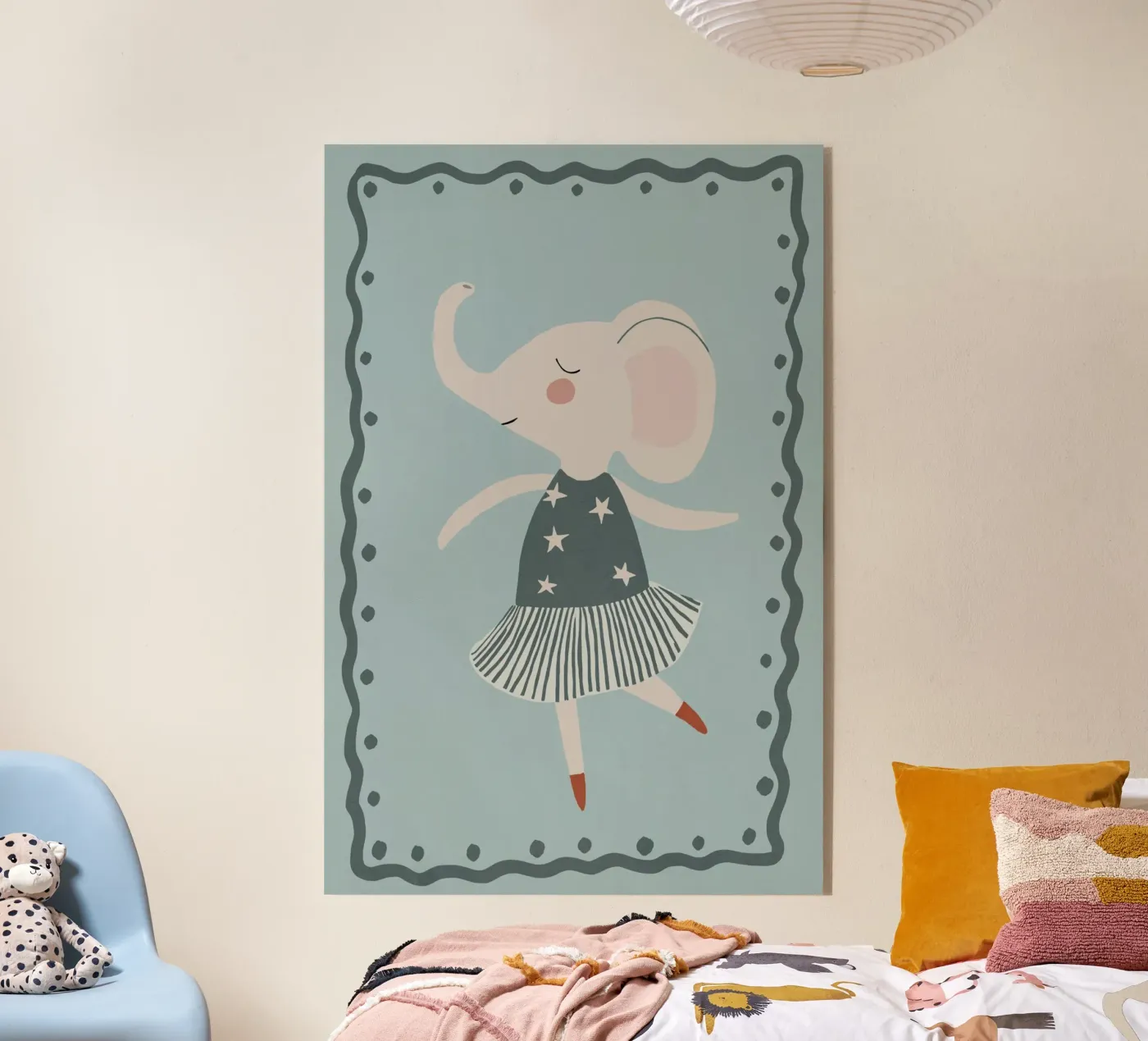 Dancing Elephant plexiglas de treechild