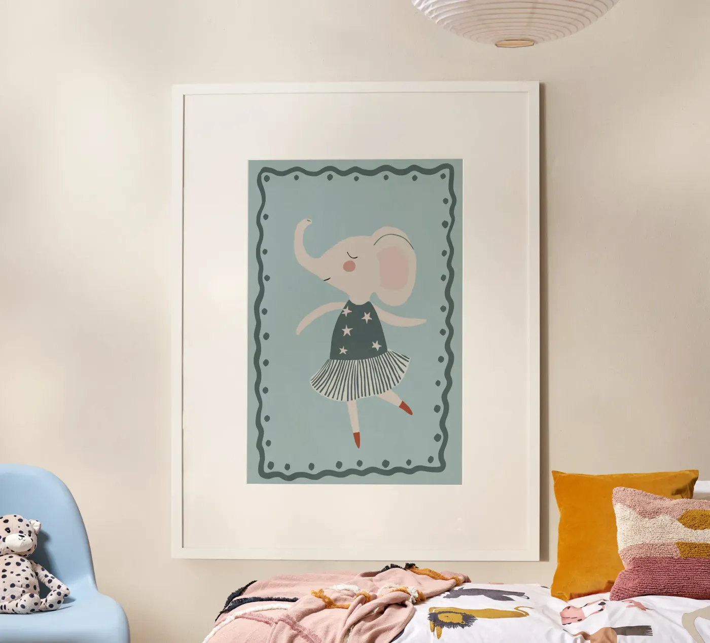 Dancing Elephant Poster von treechild