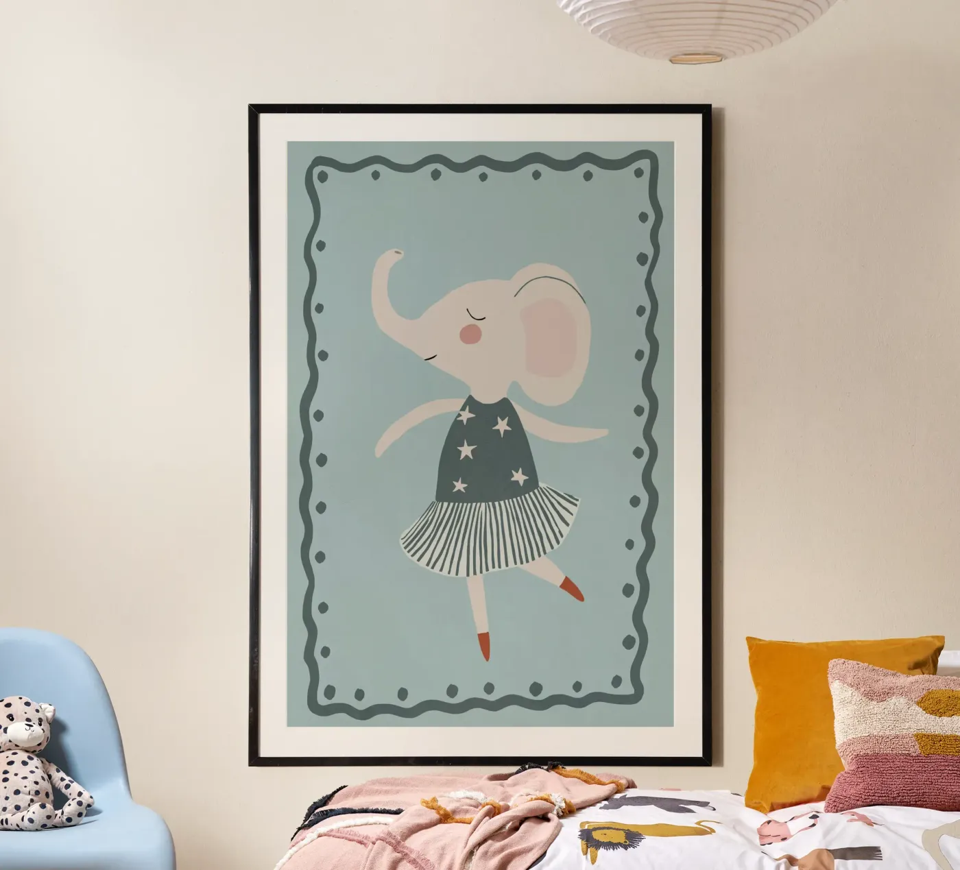 Dancing Elephant Poster von treechild