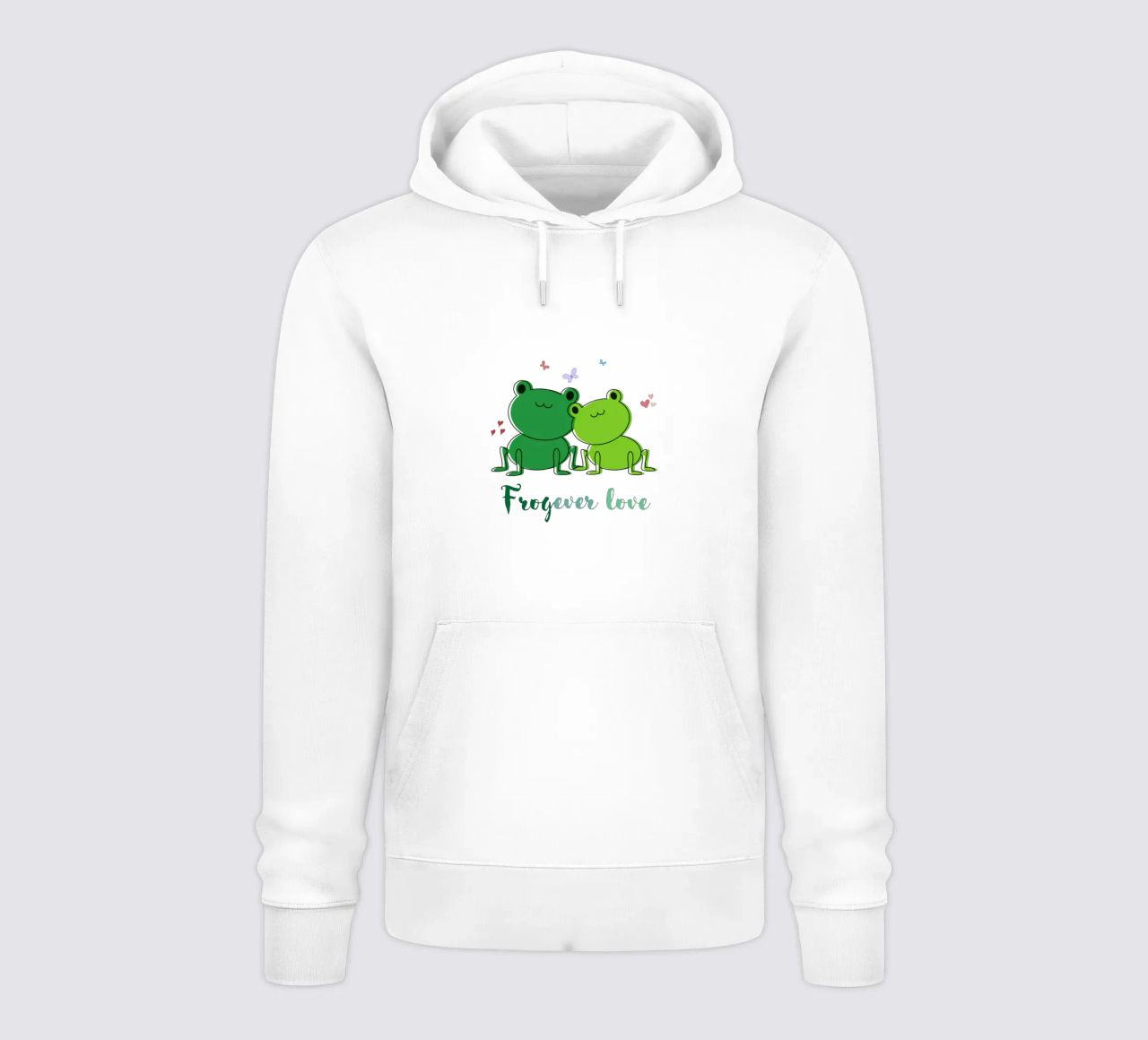 Amore Frogever felpa con cappuccio da DesignArt