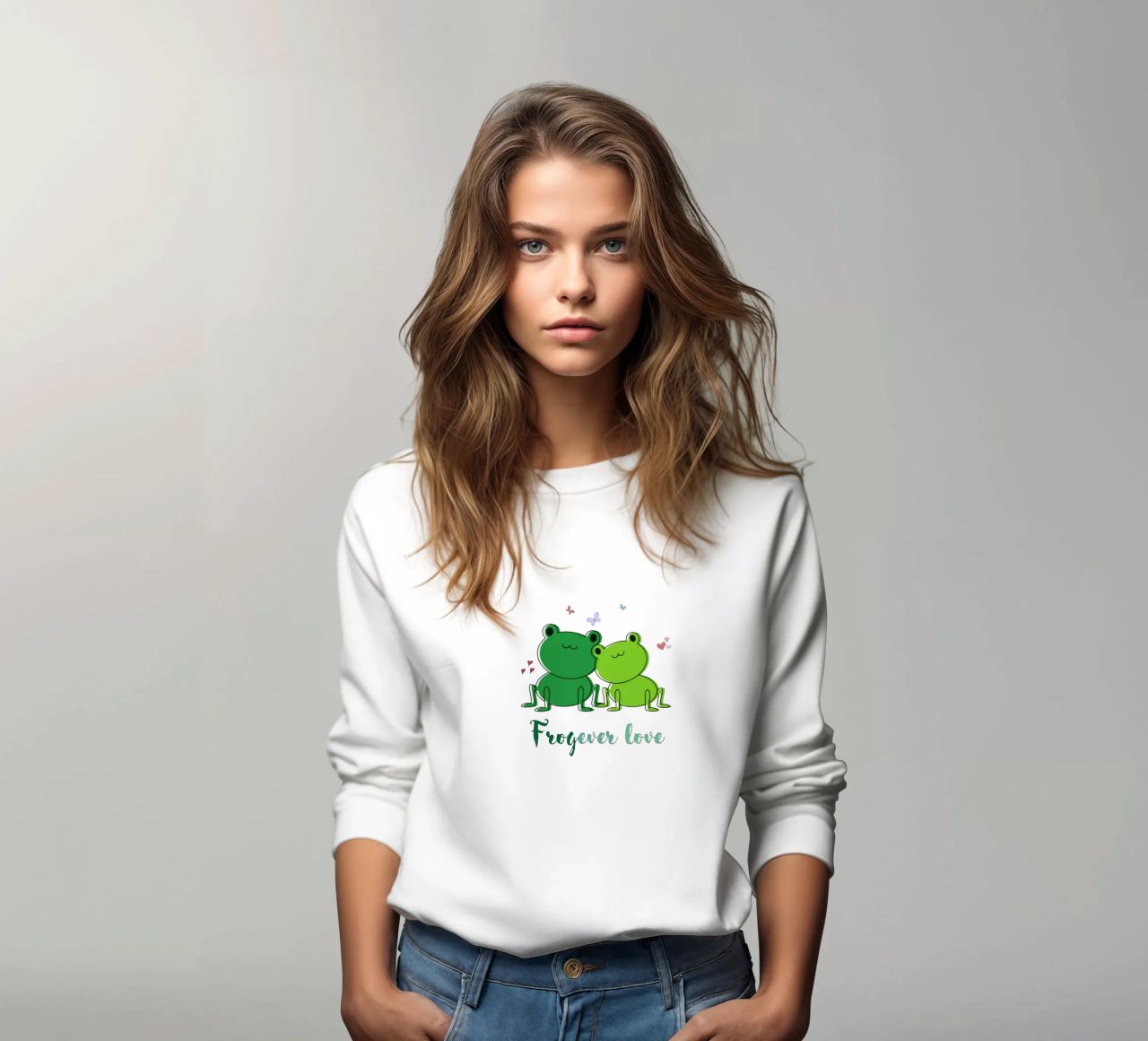 Amore Frogever felpa da DesignArt