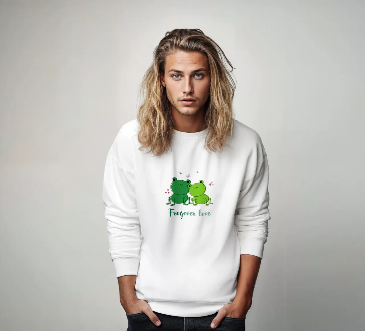 Frogever Liebe Sweatshirt von DesignArt
