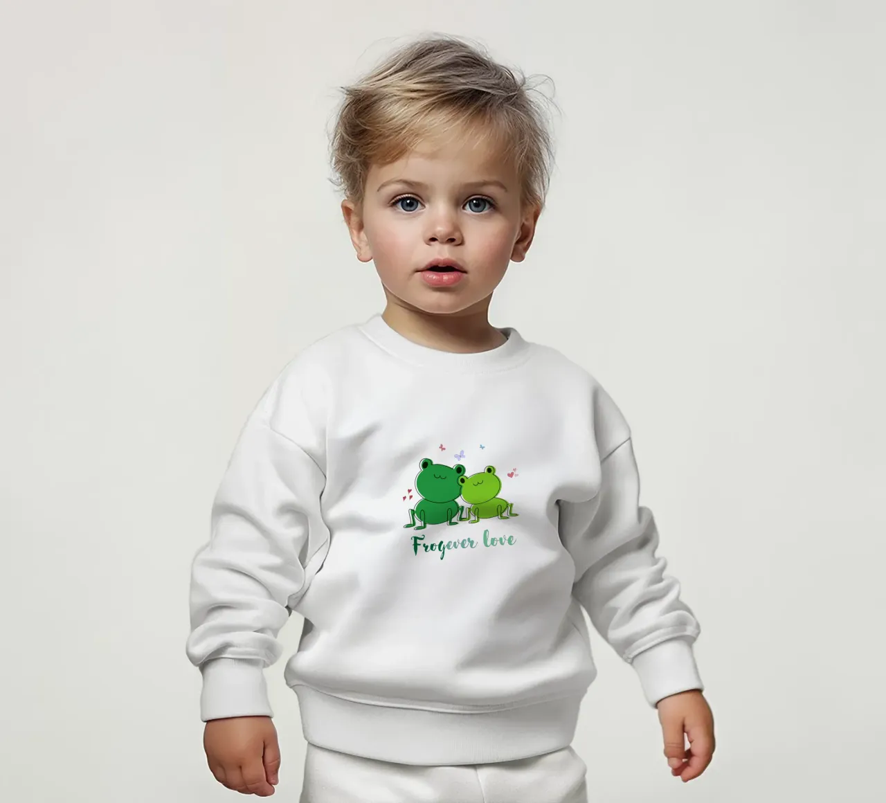 Amore Frogever felpa neonato da DesignArt