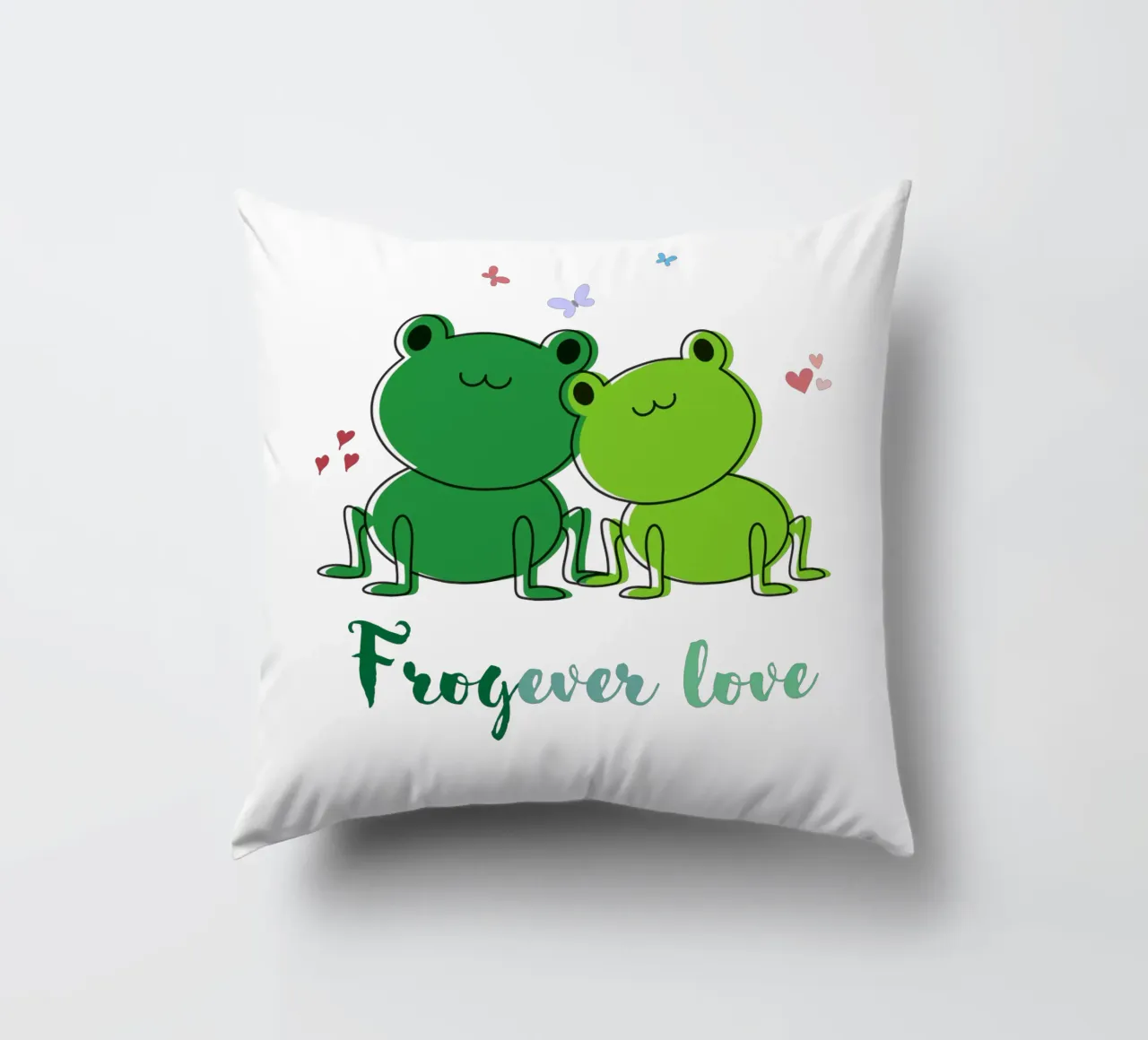 Amore Frogever cuscino da DesignArt