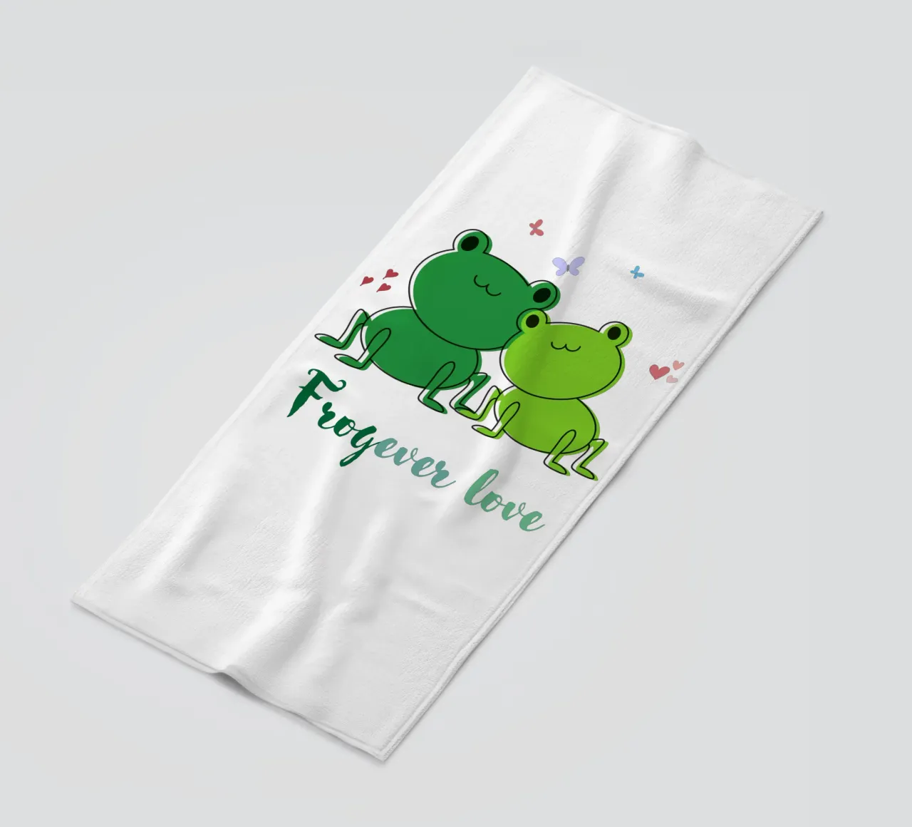 Frogever Love toalla de playa de DesignArt