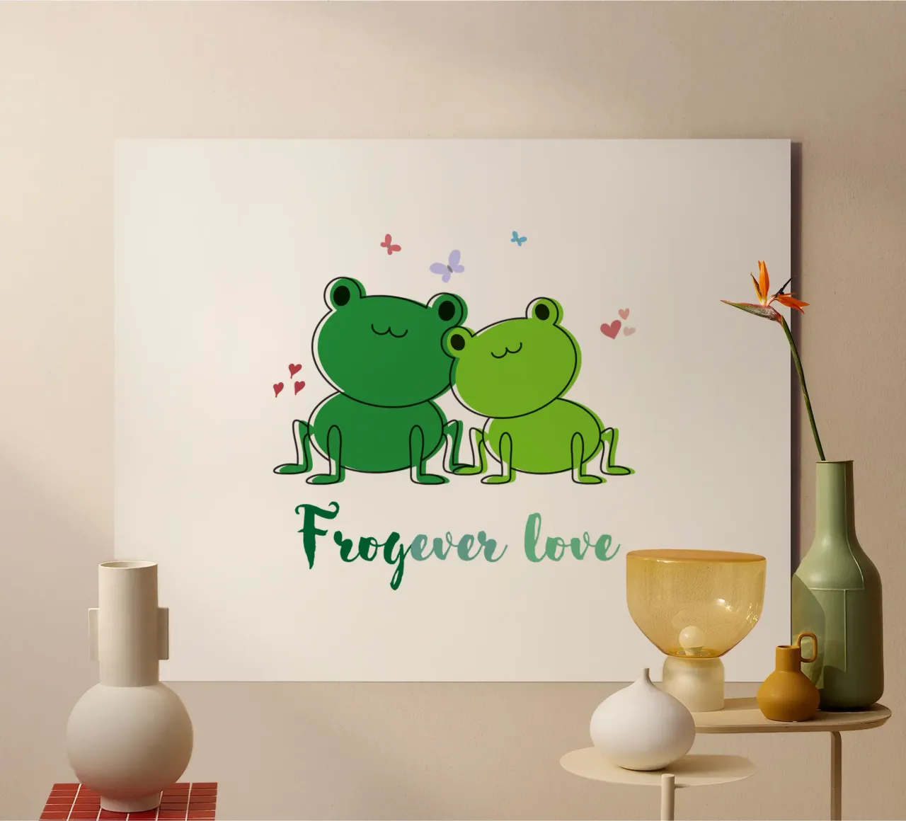 Amore Frogever alluminio dibond da DesignArt