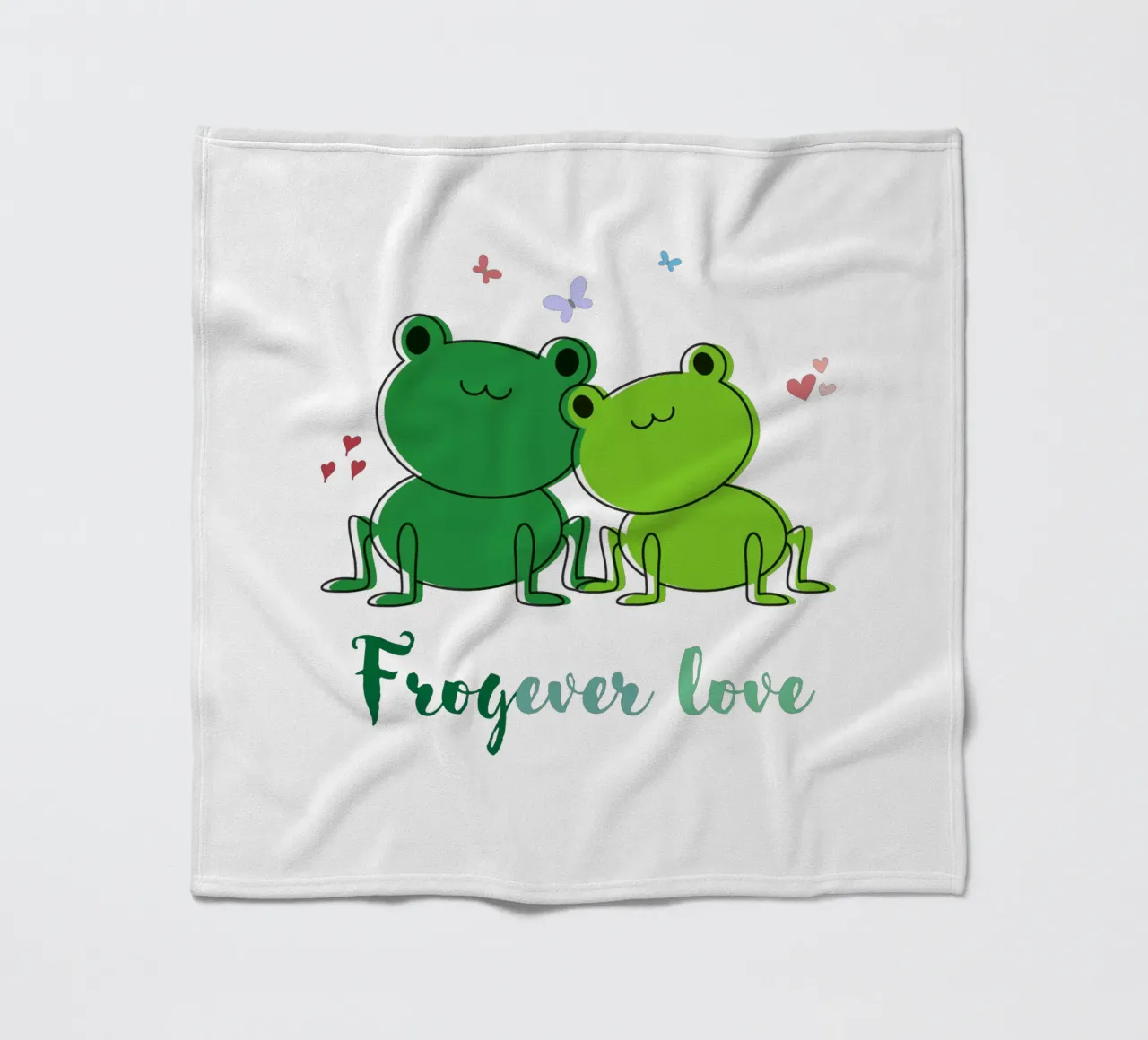 Amore Frogever coperta in pile da DesignArt
