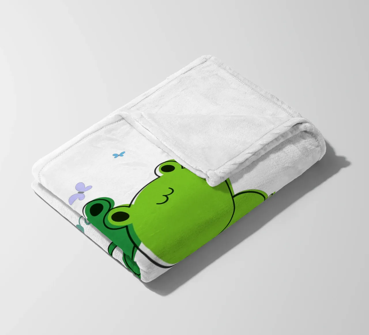 Amore Frogever coperta in pile da DesignArt