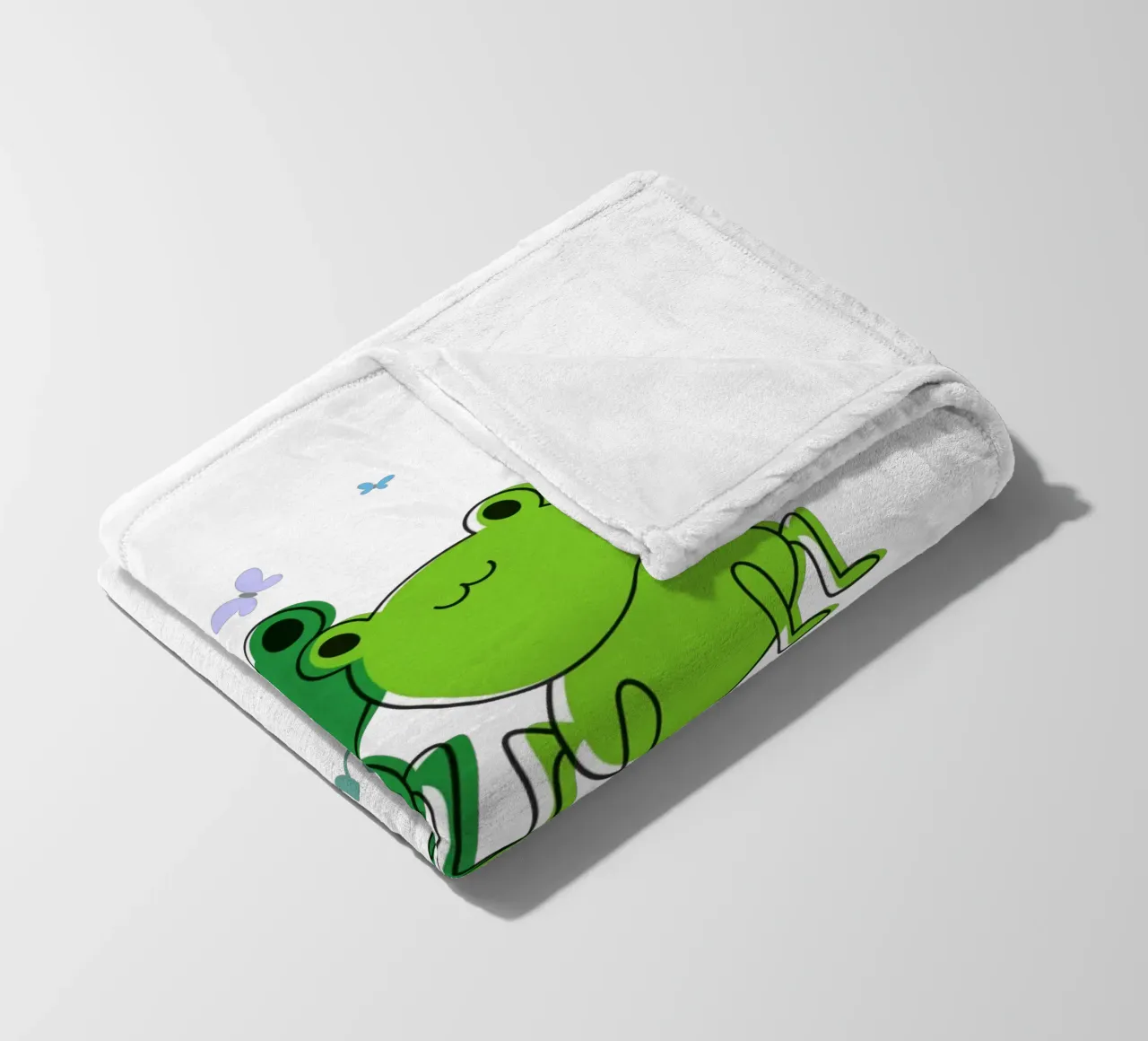 Amore Frogever coperta in pile da DesignArt