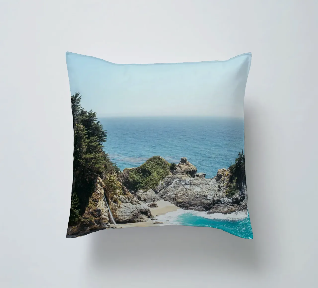 McWay Falls Big Sur cuscino da patiphotography