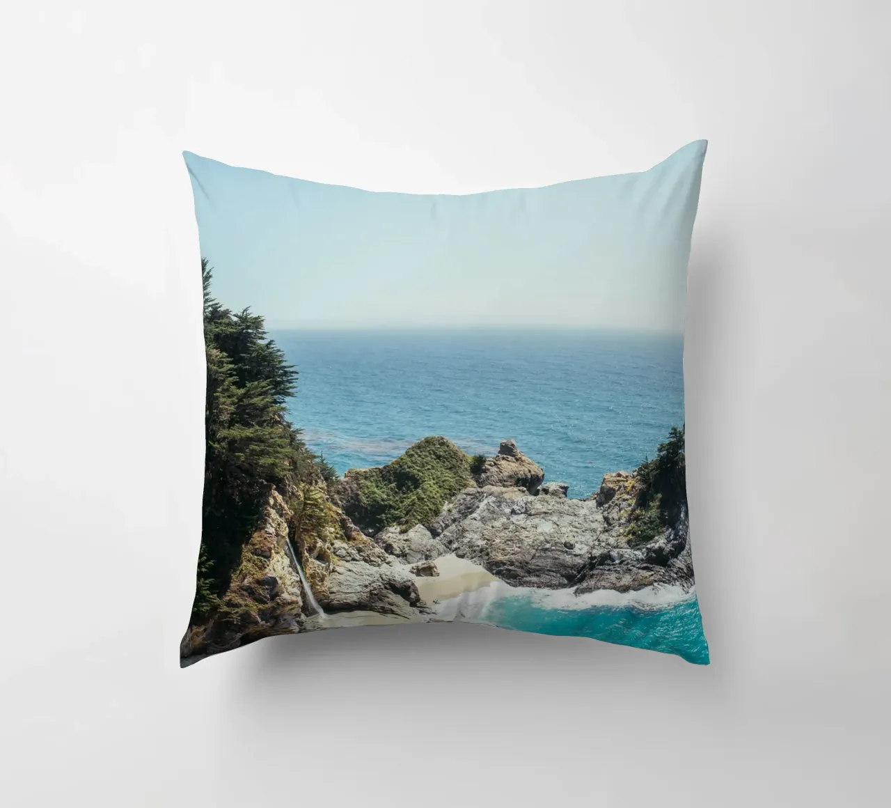 McWay Falls Big Sur cuscino da patiphotography