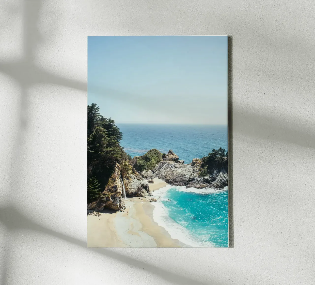 McWay Falls Big Sur tela con Cornice a cassetta da patiphotography