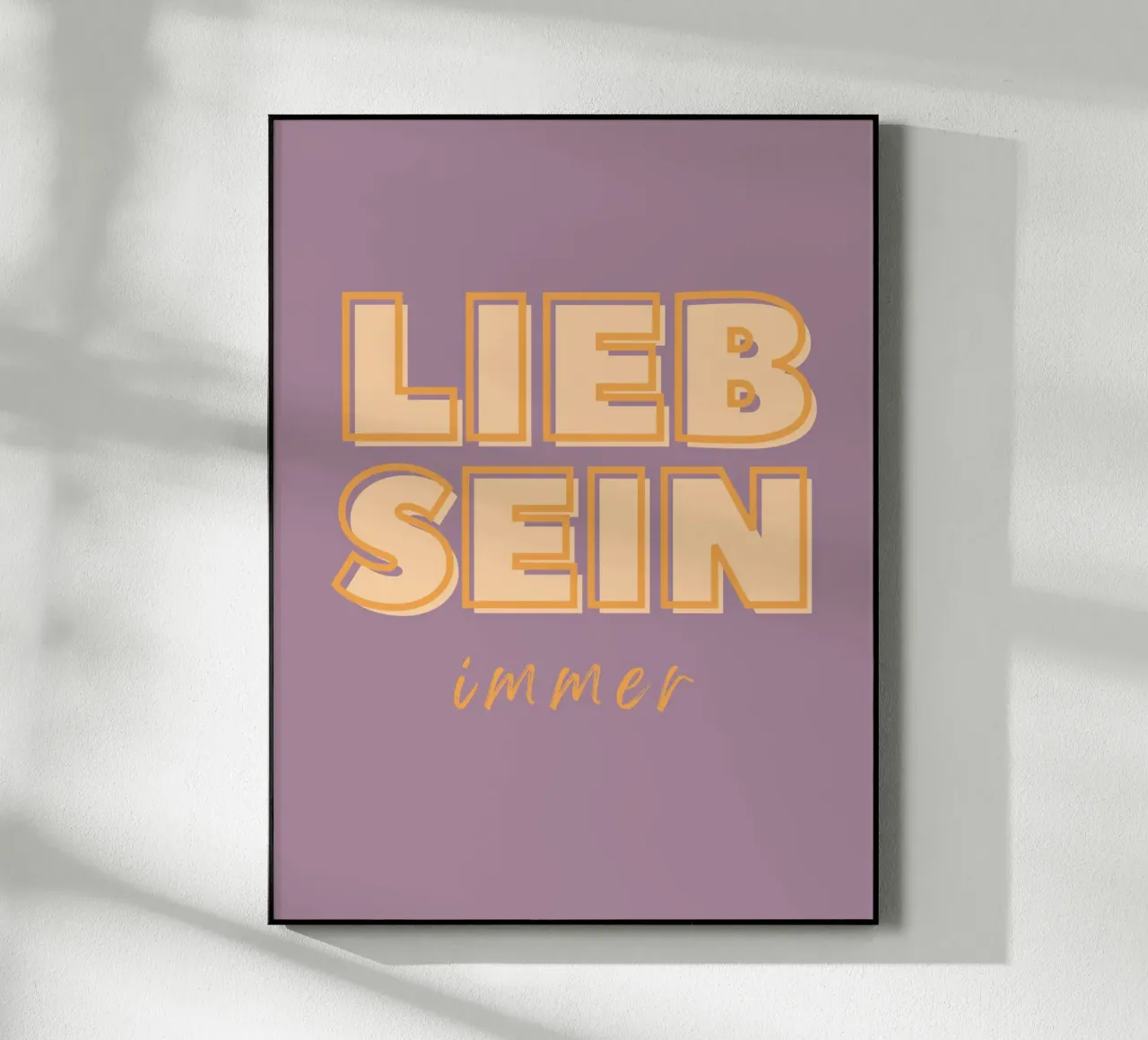 Lieb sein...immer plexiglass da DigiWunderwerk