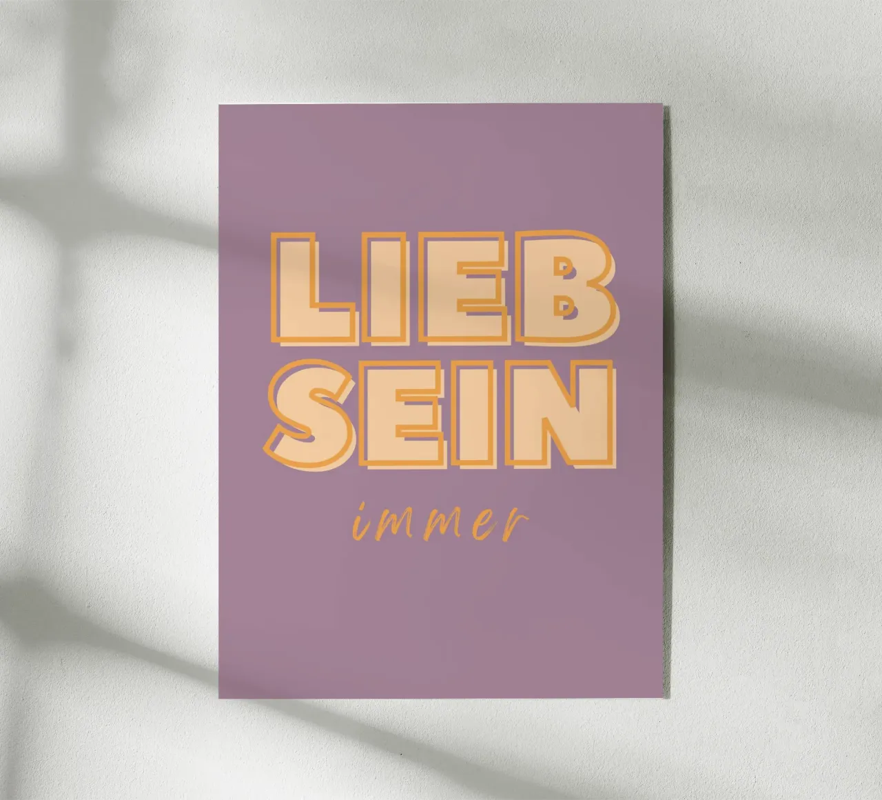 Lieb sein...immer plexiglass da DigiWunderwerk