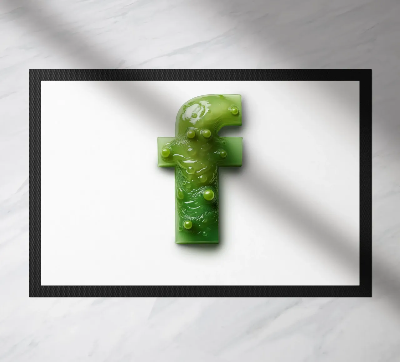 f - frog doormat by The True Type