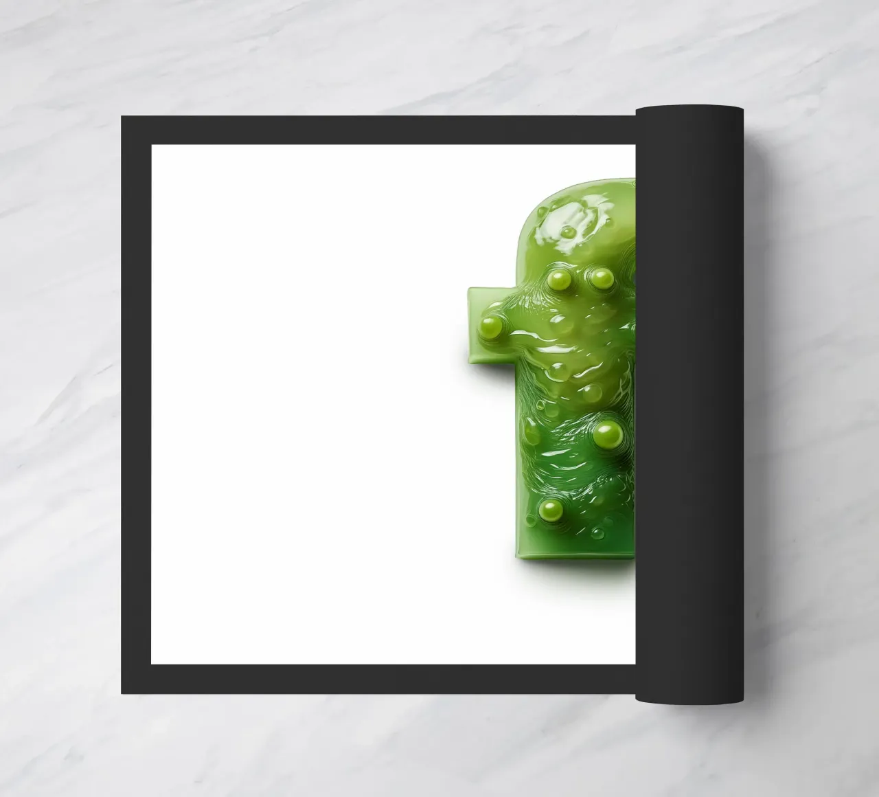 f - frog doormat by The True Type