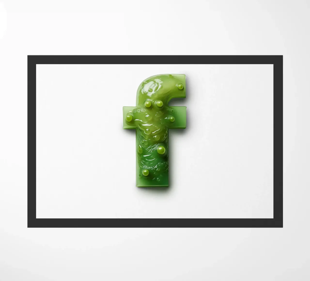 f - frog doormat by The True Type