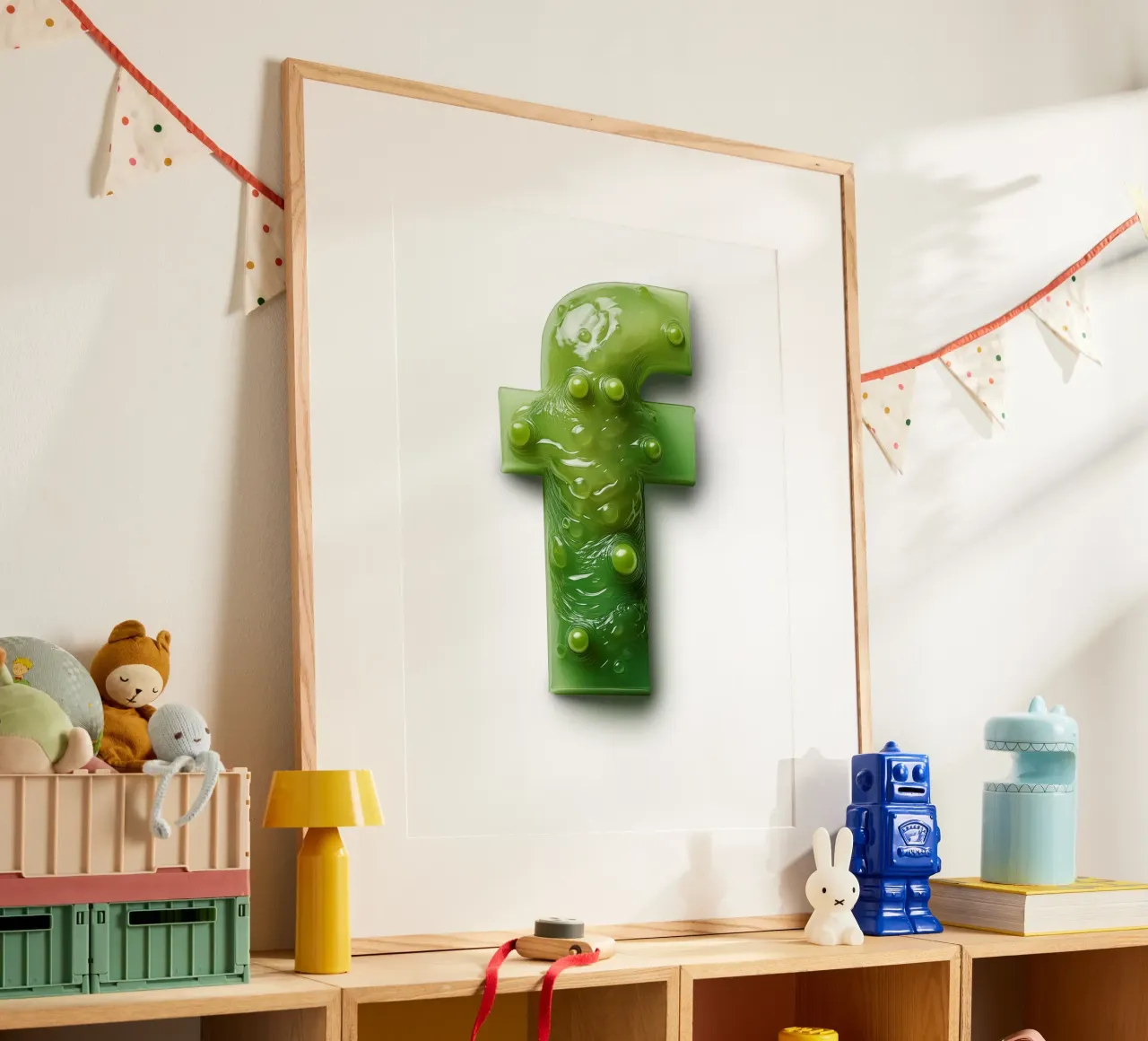 f - frog poster by The True Type