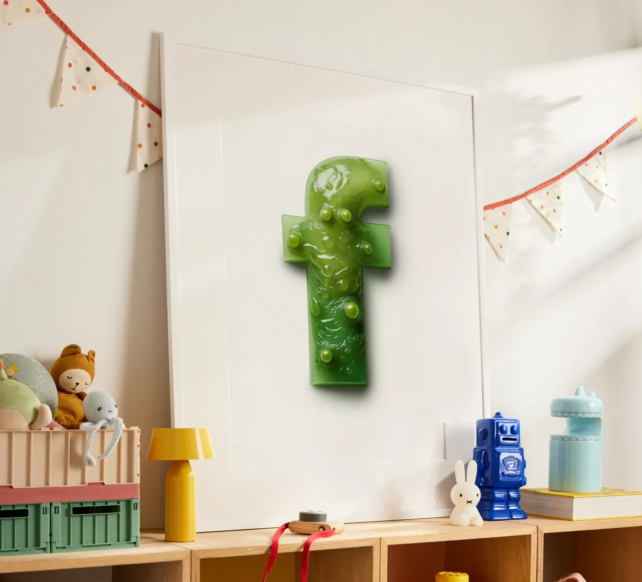 f - frog poster by The True Type