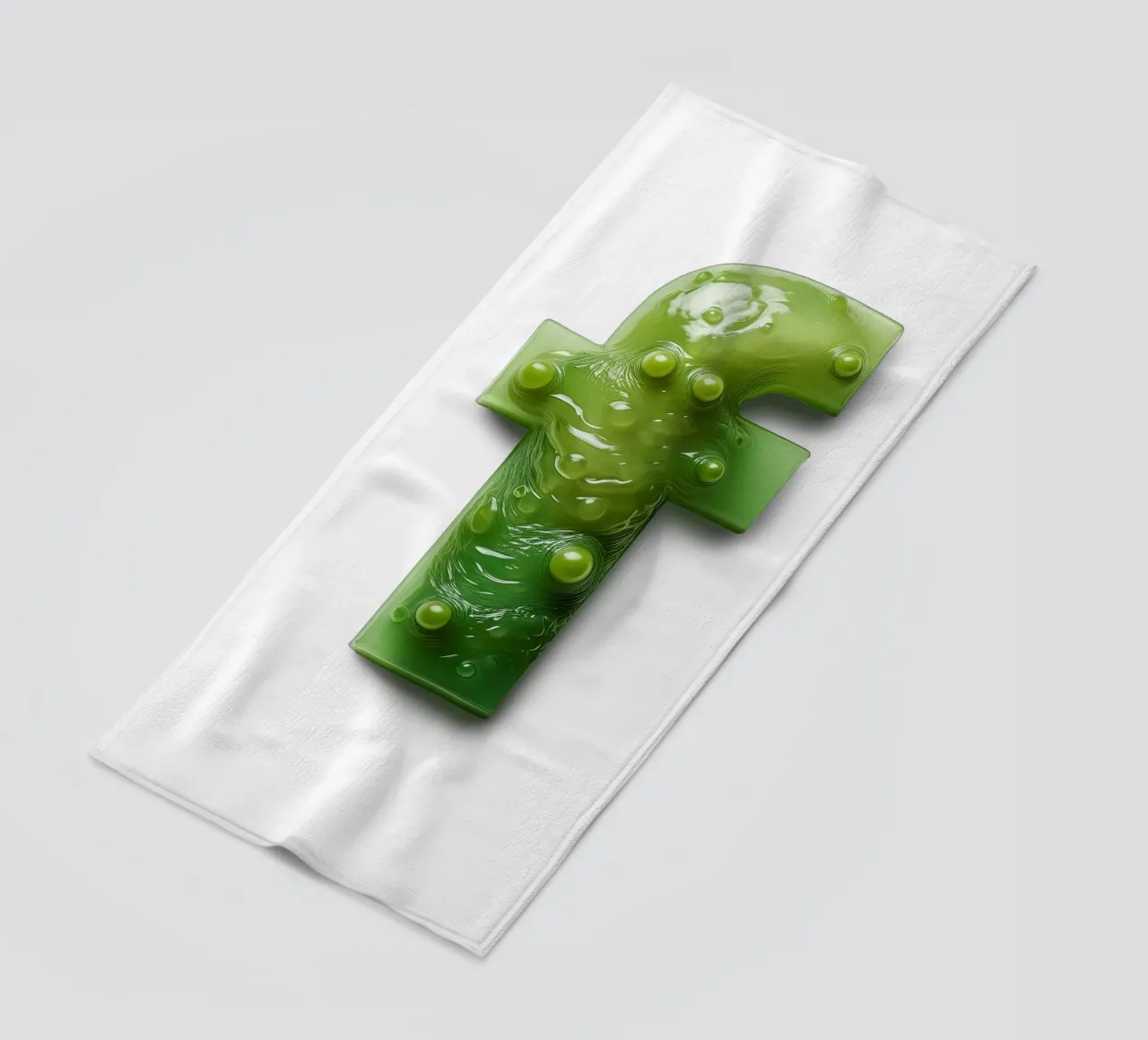 f - frog beach towel by The True Type