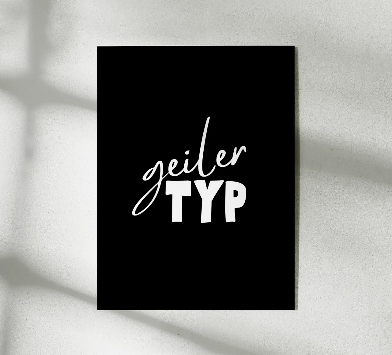 Geiler Typ plexiglass da DigiWunderwerk