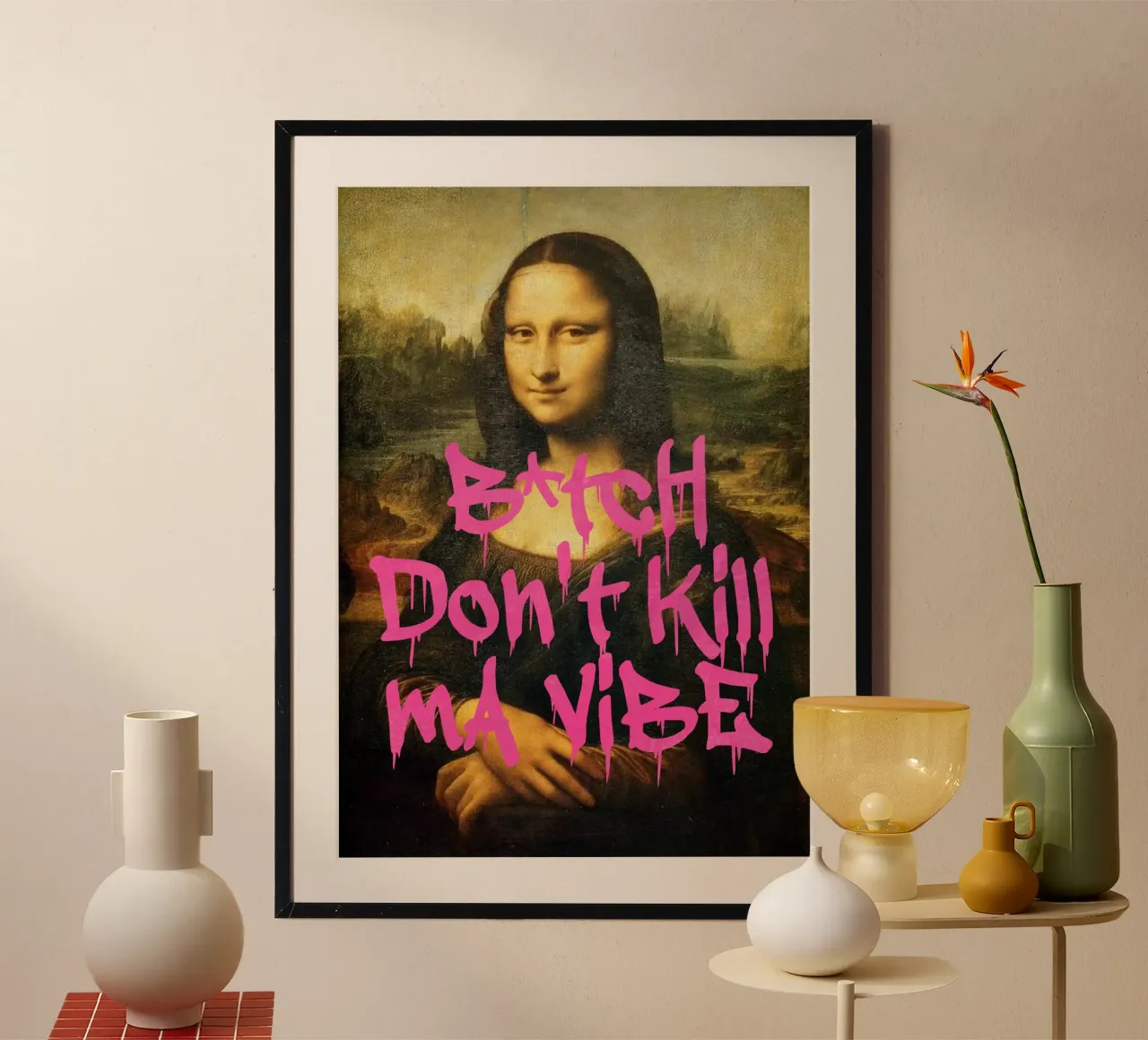 Classici urbani: La ribellione di Mona | Sonderedition poster con telaio in plastica da AlbertKlee