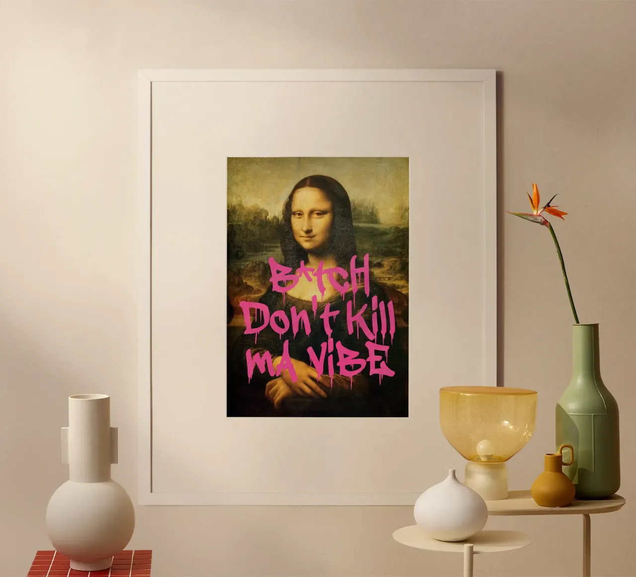 Classici urbani: La ribellione di Mona | Sonderedition poster con telaio in plastica da AlbertKlee
