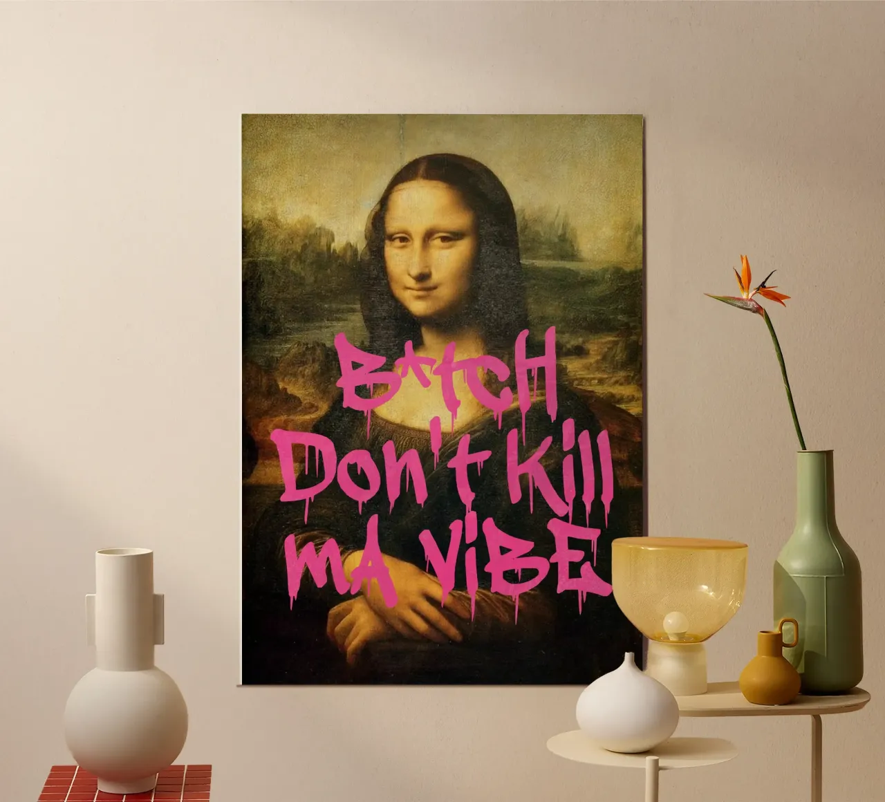 Classici urbani: La ribellione di Mona | Sonderedition poster con telaio in plastica da AlbertKlee