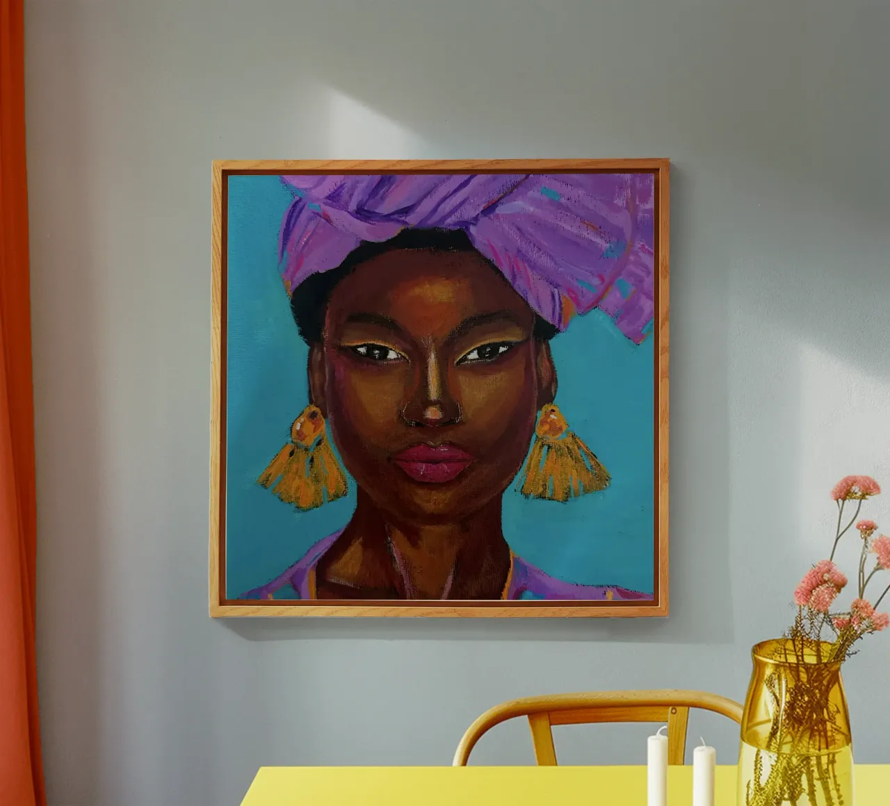 Vibrant portrait plexiglass da artby_Izabella