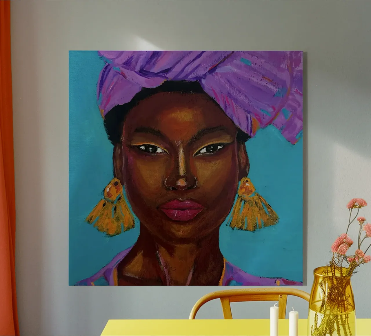 Vibrant portrait plexiglass da artby_Izabella